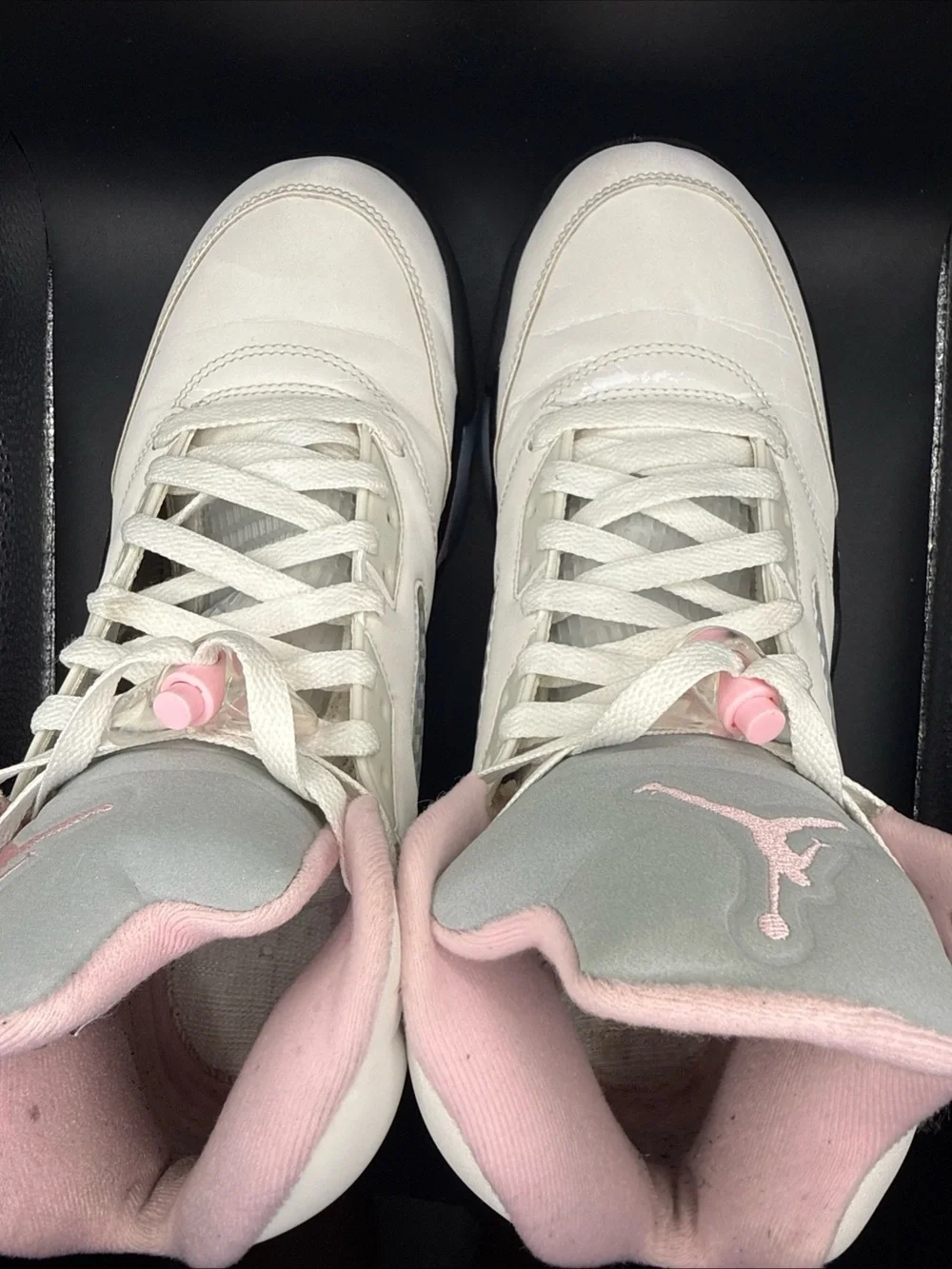 Size 10.5 - Air Jordan 5 Retro Medium Soft Pink, HQ7978-102, W Box, No Insoles
